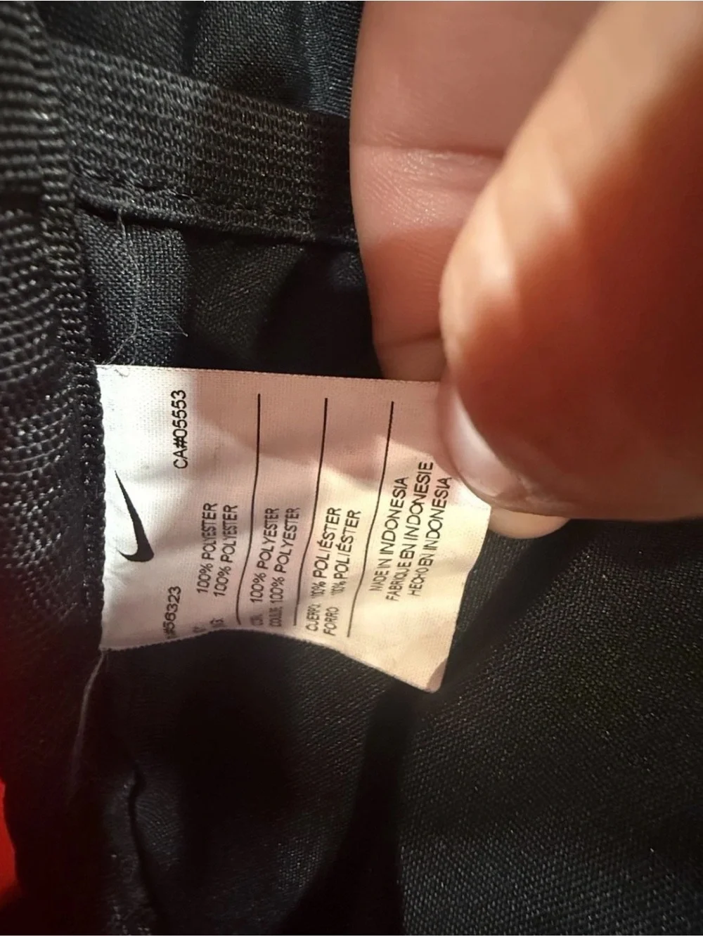 Nike item specifics